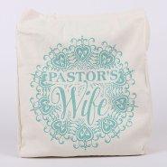 Pastor's Wife Cotton Tote