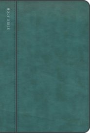 CSB Large Print Compact Reference Bible, Teal