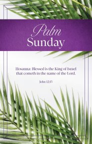 Palm Sunday Bulletin: Took Branches (Package of 100)