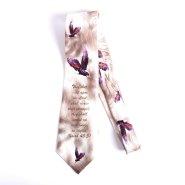 Isaiah 40:31 Eagles Brown Polyester Tie