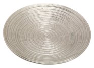 Nickel Plated Candlestick Plate D 15 cm