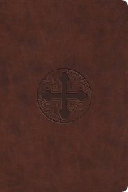 ESV Bible with Creeds and Confessions (TruTone, Brown, Cross Trefoil Design)