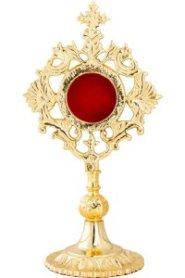 Gold Plated Reliquary H 25 cm
