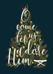 O Come Let Us Adore Him (Pack of 10) Christian Christmas Cards