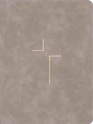 The Jesus Bible, ESV Edition, Leathersoft, Stone