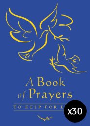 30 x A Book of Prayers to Keep Forever