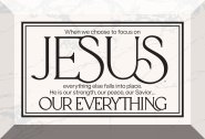 Glass Plaque-When We Choose Jesus (6 x 4)