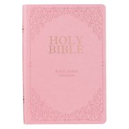 KJV Bible Giant Print Full-size Faux Leather, Pink