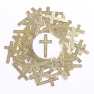 God Answers Prayers Gold Pocket Cross - Pack of 1000