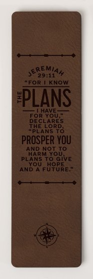 Bookmark-For I Know The Plans (Jeremiah 29:11)