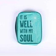 It Is Well With My Soul Canvas Bible Cover - Medium