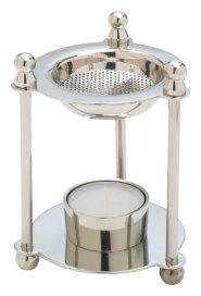 Nickel Plated Incense Burner H 12 cm