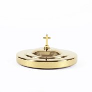 Gold Finish Deluxe Communion Cup Tray Cover