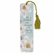 Bookmark-She Is Clothed In Strength And Dignity w/Tassel (Pack Of 6)