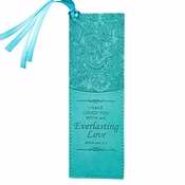 Bookmark-Pagemarker-Everlasting Love-LuxLeather-Turquoise