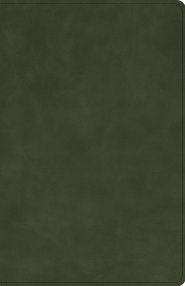 CSB Large Print Personal Size Reference Bible, Olive