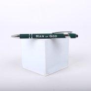 Green Man Of God Soft Touch Gift Pen