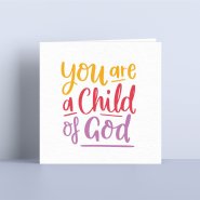 Child Of God Card - Red