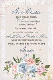 Spanish Plaque-Hail Mary (Ave Maria) (4 x 6)