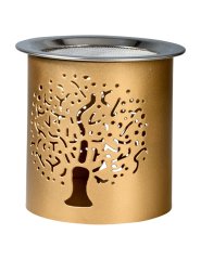 Gold Iron Incense Burner H 8 cm