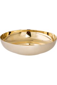 Nickel Plated Host Bowl with Gold Plated Inside D 15 cm