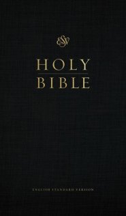 ESV Church Bible, Large Print, Red Letter (Hardcover, Black)