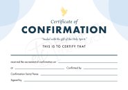 ETC Confirmation Certificate A5 Landscape (pack of 10)