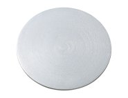 Silver Aluminium Plate D 14 cm