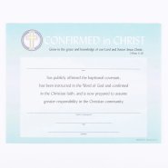 Certificate Confirmed In Christ Pack of 6