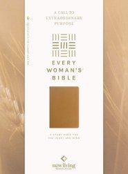 NLT Every Woman's Bible, Filament Enabled (Genuine Leather, Camel, Red Letter)