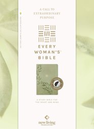NLT Every Woman's Bible, Filament Enabled (LeatherLike, Olive Branch Green, Indexed, Red Letter)