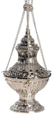 Nickel Plated Thurible H 30 cm