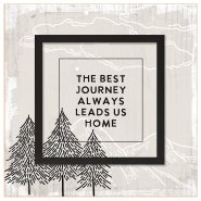 Plaque-Layered Grace-The Best Journey (6" x 6")