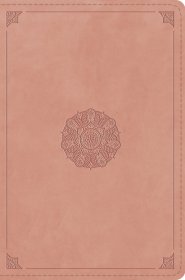 ESV Compact Bible, Red Letter (TruTone, Blush Rose, Emblem Design)
