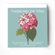 Thinking Of You Card with Bible Verse