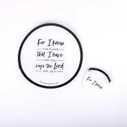 Jeremiah 29:11 Foldable Hand Fan - Pack of 6