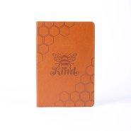 Bee Kind Tan Imitation Leather Journal
