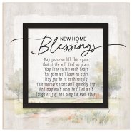 Plaque-Layered Grace-New Home Blessings (6 x 6)