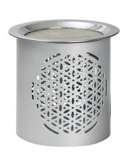 Silver Iron Incense Burner H 8 cm