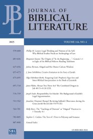 Journal of Biblical Literature 144.4 (2025)