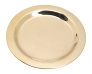 Polished Candlestick Plate D 11 cm