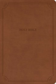 NASB Large Print Thinline Bible, Value Edition, Brown