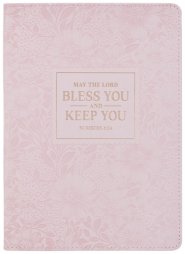 Journal Classic Pink Bless You And Keep You Num. 6:24