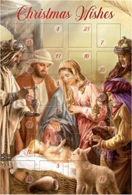 Advent Calendar Card with Easel