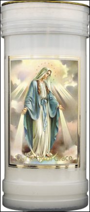 Miraculous Single Pillar Candle