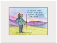 Encouragement Print In All Your Ways Single print