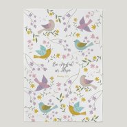 'Be Joyful in Hope' (Birds of Joy) Tea Towel