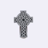 Celtic Cross With Stone Visor Clip - Pack of 4