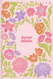 RVR 1960 Biblia Letra Grande, Tamaño Manual, Rosa Jardín
