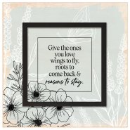 Plaque-Layered Grace-Give The Ones You Love (6" x 6")
